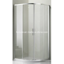 Salle de douche en verre transparent (E-01 verre transparent sans plateau)